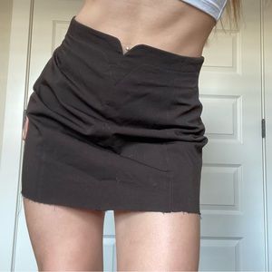 High Waisted Mini Skirt